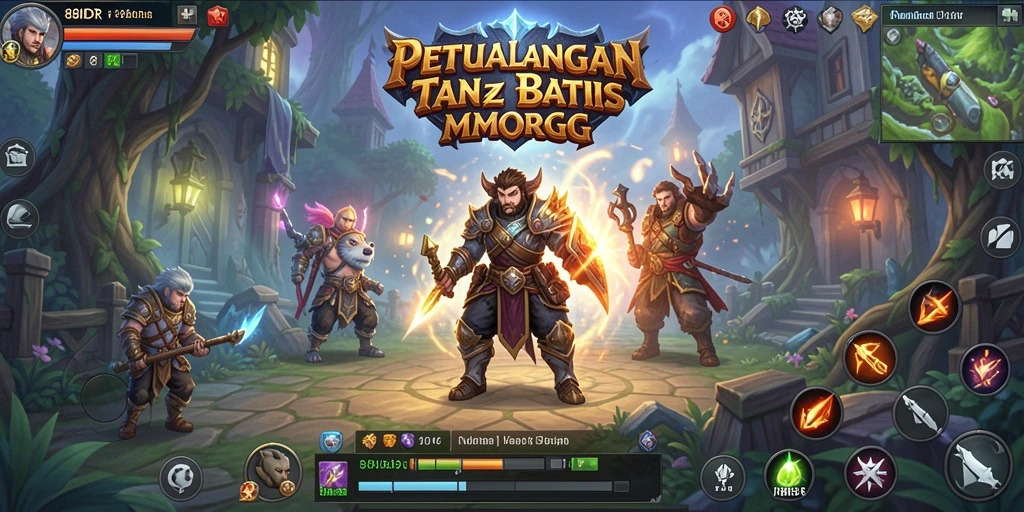Gameplay seru dalam 88IDR dengan pertempuran yang intens.
