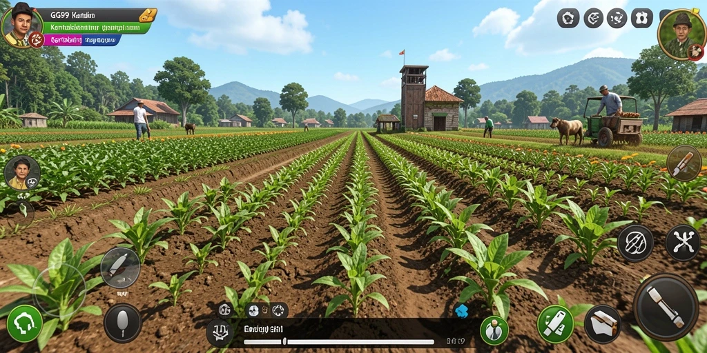 Tangkapan layar GG99 menunjukkan gameplay pertanian yang seru dan mengasyikkan.