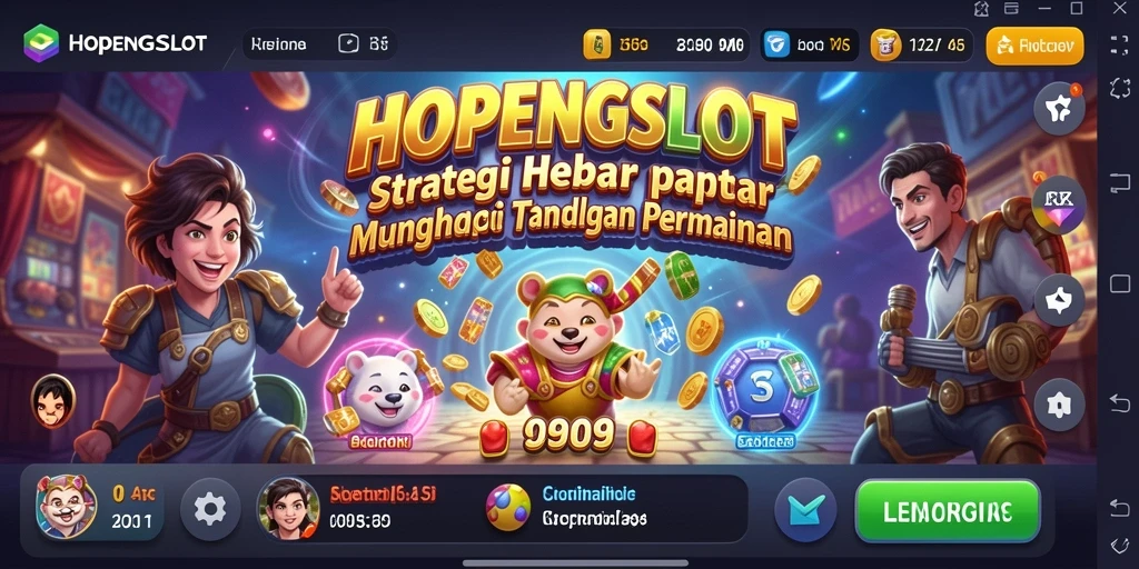 Screenshot gameplay HOPENGSLOT menampilkan aksi strategis yang mendebarkan.