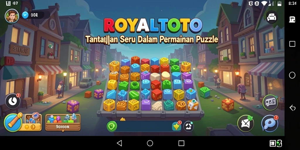 Tampilan gameplay seru dari ROYALTOTO yang menantang.