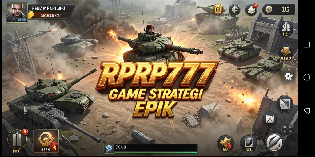 Tangkapan layar gameplay RPRP777 menampilkan aksi strategi yang mendebarkan.