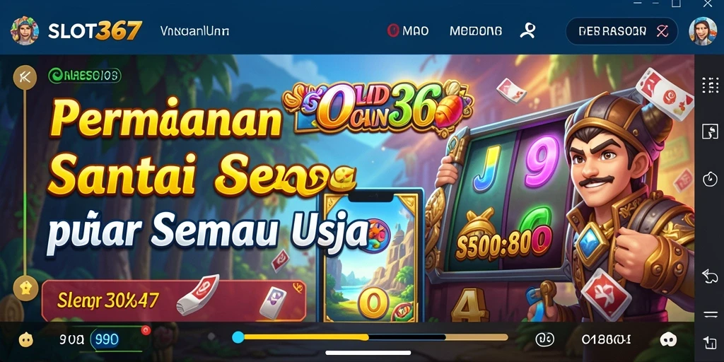 Tangkapan layar gameplay yang menggambarkan keseruan bermain SLOT367.