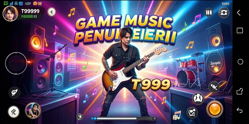 Tampilan gameplay <strong>T9999</strong> dengan antarmuka yang menarik dan seru.