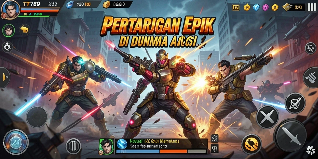 Screenshot permainan <strong>TT789</strong> dengan aksi bertarung yang mendebarkan.