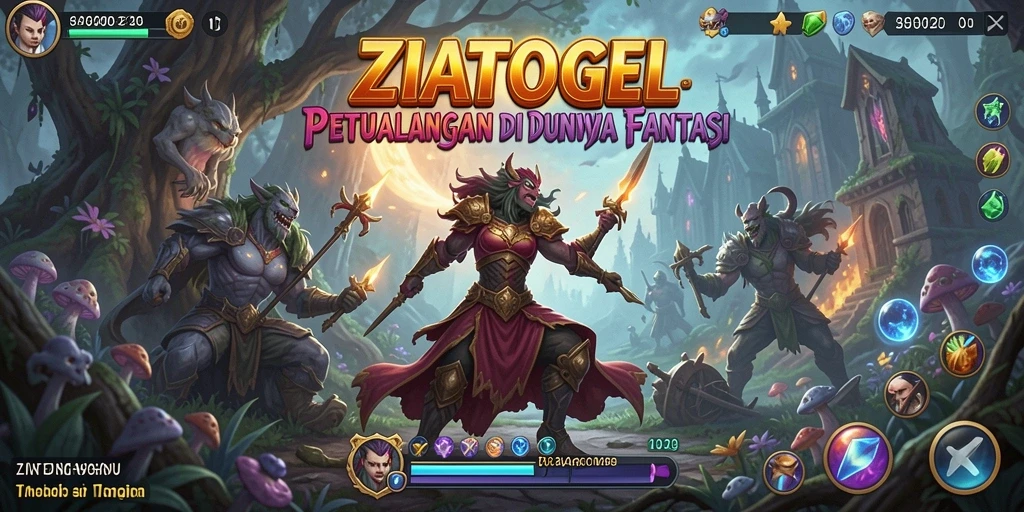 Gameplay seru ZIATOGEL yang penuh petualangan dan tantangan.